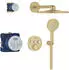 GROHE Grohtherm SmartControl Duschsystem Unterputz mit Rainshower SmartActive 310 cool sunrise gebürstet (34863GN0)