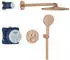 GROHE Grohtherm SmartControl Duschsystem Unterputz mit Rainshower SmartActive 310 warm sunset gebürstet (34863DL0)