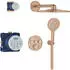 GROHE Grohtherm SmartControl Duschsystem Unterputz mit Rainshower SmartActive 310 warm sunset gebürstet (34863DL0)