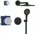 GROHE Grohtherm SmartControl Duschsystem Unterputz mit Rainshower SmartActive 310 phantom black (34863KF0)