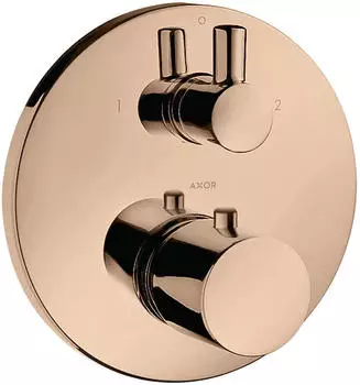 Axor Uno Thermostat Unterputz mit Ab- und Umstellventil polished red gold (38720300)