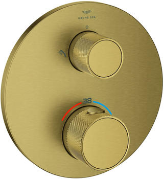 GROHE Atrio Private Collection Thermostat-Brausebatterie cool sunrise geb&uuml;rstet (24396GN0)