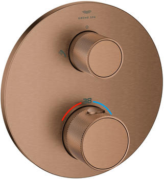 GROHE Atrio Private Collection Thermostat-Brausebatterie warm sunset geb&uuml;rstet (24396DL0)