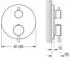GROHE Atrio Thermostat mit 1 Absperrventil supersteel (24357DC0)