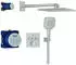 GROHE Grohtherm SmartControl Duschsystem Unterputz mit Rainshower SmartActive 310 Cube supersteel (34864DC0)