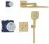 GROHE Grohtherm SmartControl Duschsystem Unterputz mit Rainshower SmartActive 310 Cube cool sunrise gebürstet (34864GN0)