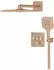 GROHE Grohtherm SmartControl Duschsystem Unterputz mit Rainshower SmartActive 310 Cube warm sunset gebürstet (34864DL0)