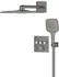 GROHE Grohtherm SmartControl Duschsystem Unterputz mit Rainshower SmartActive 310 Cube hard graphite gebürstet (34864AL0)