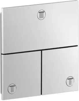 Axor ShowerSelect ID Ventil Unterputz eckig für 3 Verbraucher chrom (36780000)