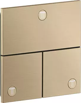 Axor ShowerSelect ID Ventil Unterputz eckig für 3 Verbraucher brushed bronze (36780140)