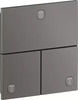 Axor ShowerSelect ID Ventil Unterputz eckig für 3 Verbraucher brushed black chrome (36780340)