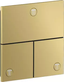 Axor ShowerSelect ID Ventil Unterputz eckig für 3 Verbraucher polished gold optic (36780990)