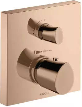 Axor Starck Organic Thermostat Unterputz polished red gold (12716300)