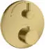 Axor Uno Thermostat Unterputz mit Absperrventil brushed gold optic (38700250)