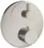 Axor Uno Thermostat Unterputz mit Absperrventil edelstahl optic (38700800)