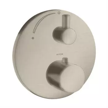 Axor Uno Thermostat Unterputz mit Absperrventil brushed nickel (38700820) Axor Uno Thermostat Unterputz mit Absperrventil brushed nickel (38700820)