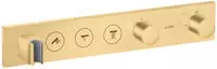 hansgrohe Fertigmontageset Axor Select UP-Thermostat., 3 Verbr., brush. gol opt
