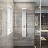 Home Deluxe - Duschpaneel Mit Regendusche Cascata &ndash; Wei&szlig; Duschpaneele...