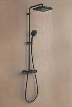 GROHE Vitalio Comfort Duschsystem matt schwarz (266962431) – Innovative Bedienelemente für maximalen Komfort