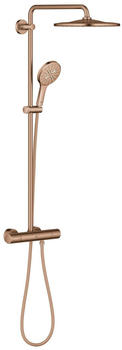 GROHE Rainshower SmartActive Duschsystem warm sunset geb&uuml;rstet (26836DL0)