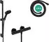 Hansgrohe Pulsify Select S Brausesystem 105 3jet Relaxation EcoSmart mattschwarz (24272670)