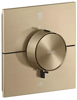 Axor ShowerSelect ID Thermostat Unterputz eckig für 2 Verbraucher brushed bronze (36752140)