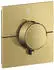 Axor ShowerSelect ID Thermostat Unterputz eckig für 2 Verbraucher polished gold optic (36752990)
