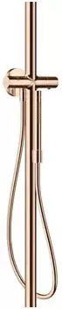 Axor Starck Duschsäule mit Thermostat und Kopfbrause 240 1jet polished red gold (12672300) – Hochwertige Materialien und durchdachte Technik
