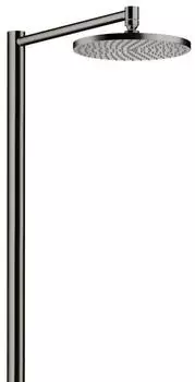 Axor Starck Duschsäule mit Thermostat und Kopfbrause 240 1jet polished black chrome (12672330) – Axor Starck Duschsäule: Eleganz und Funktionalität vereint