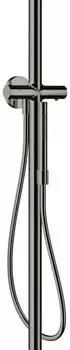 Axor Starck Duschsäule mit Thermostat und Kopfbrause 240 1jet polished black chrome (12672330) – Hochwertige Materialien und durchdachte Features