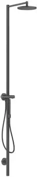 Axor Starck Duschsäule mit Thermostat und Kopfbrause 240 1jet brushed black chrome (12672340) Axor Starck Duschsäule mit Thermostat und Kopfbrause 240 1jet brushed black chrome (12672340)