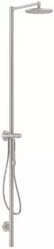Axor Starck Duschsäule mit Thermostat und Kopfbrause 240 1jet edelstahl optic (12672800)
