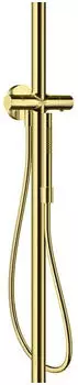 Axor Starck Duschsäule mit Thermostat und Kopfbrause 240 1jet polished gold optic (12672990) – Hochwertige Ausstattung und innovative Features