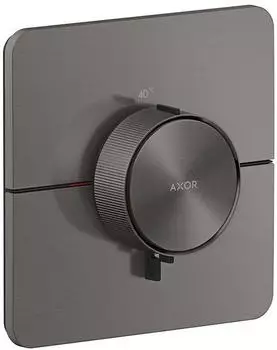 Axor ShowerSelect ID Thermostat HighFlow Unterputz softsquare brushed black chrome (36775340)