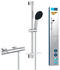GROHE Precision Feel Duschset mit Thermostat Metall/Kunststoff chrom/schwarz (34791001)