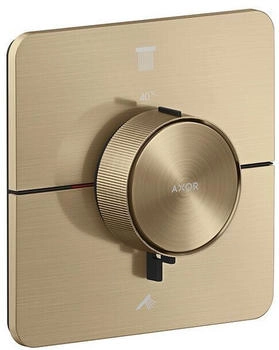 Axor ShowerSelect ID Thermostat Unterputz softsquare f&uuml;r 2 Verbraucher brushed bronze (36754140)