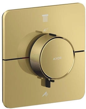 Axor ShowerSelect ID Thermostat Unterputz softsquare f&uuml;r 2 Verbraucher polished gold optic (36754990)