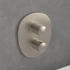 Villeroy & Boch Antao Unterputz-Thermostat mit Einwege-Mengenregulierung brushed nickel matt (TVS11100100064)