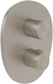 Villeroy & Boch Antao Unterputz-Thermostat mit Zweiwege-Mengenregulierung brushed nickel matt (TVS11100200064)