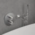 Villeroy & Boch Antao Unterputz-Thermostat mit Zweiwege-Mengenregulierung chrom (TVS11100200061)
