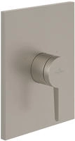 Villeroy & Boch Conum Unterputz Einhebel-Brausemischer - brushed nickel matt