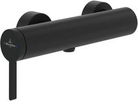 V&B Einhebel-Duscharmatur Dawn m R&uuml;ckflussschutz, Wandmont., matt black