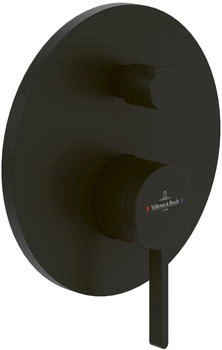 Villeroy & Boch Dawn Unterputz-Einhebel-Brausemischer mit Umstellung schwarz matt (TVS106353110K5)