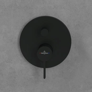 Villeroy & Boch Dawn Unterputz-Einhebel-Brausemischer mit Umstellung schwarz matt (TVS106353110K5) – Villeroy & Boch Dawn Unterputz-Einhebel-Brausemischer mit Umstellung schwarz matt (TVS106353110K5) für luxuriöses Duscherlebnis