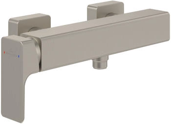 Villeroy & Boch Subway 3.0 Einhebel-Duscharmatur Aufputz brushed nickel matt (TVS11200100064)