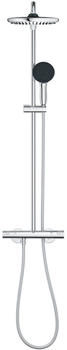 GROHE Vitalio Start System mit Thermostatbatterie Chrom 26677001 – GROHE Vitalio Start System mit Thermostat – langlebiges Duschsystem in Chrom