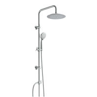 Duschset OHNE BOHREN, Regendusche ohne Armatur, Duschsystem mit Kopfbrause und
