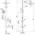 Ideal Standard Alu+ Duschsystem Aufputz rosé (BD585RO)