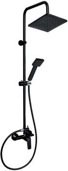Novaservis Duschsystem Tina mit Einhebelmischer Schwarz SET04338.5