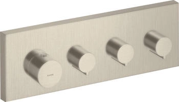 Axor Starck Showercollection Thermostatmodul für 3 Verbraucher brushed nickel (10751820)